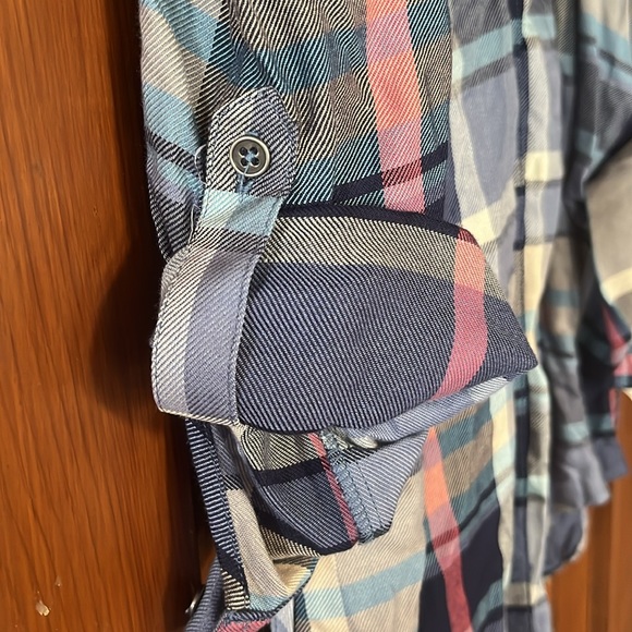 Maternity flannel dress shirt Size M - Picture 3 of 4